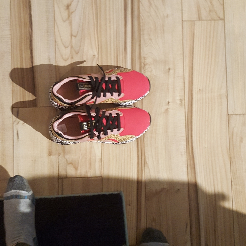 Puma leopard print nova sneaker